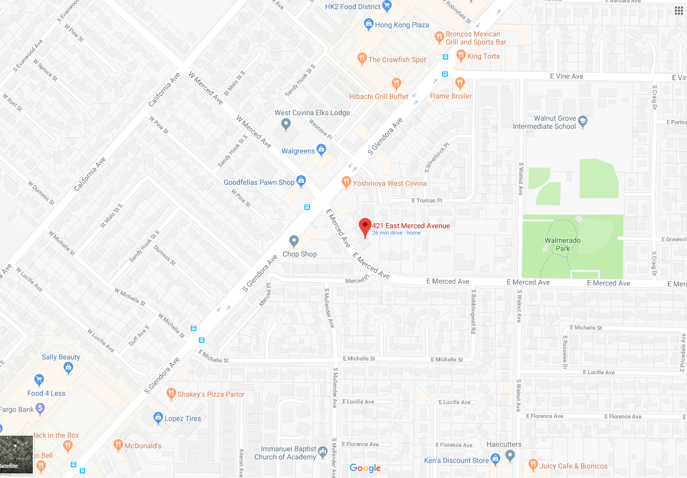 Map and Directions - Covina Valley Urologic Medical Group